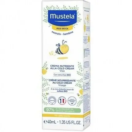 Cremă față, Mustela, Cold Cream, 40 ml, alb Reducere de preț