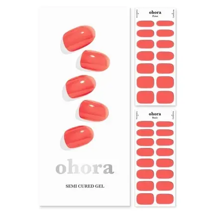 Bestseller Benzi Semipermanente unghii, Ohora, N Tint Cherry, roșu
