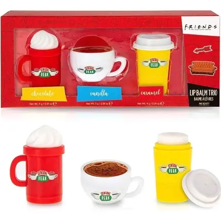 Lichidare de stoc Balsam buze, Mad Beauty, Friends, set 3 buc, cană