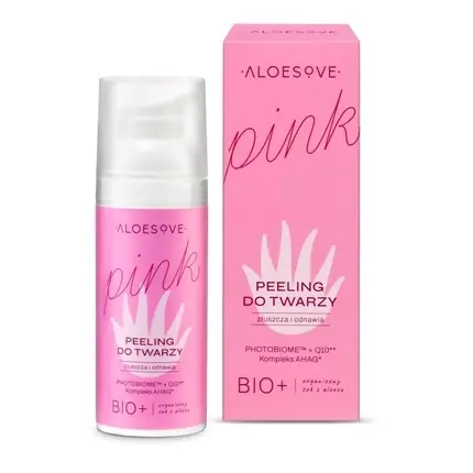 Calitate înaltă Peeling facial Aloesove, Pink, 50ml, vegan