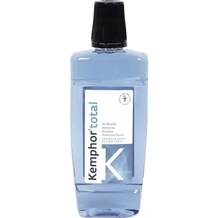 Calitate înaltă Apa de gura, Kemphor, Total, albastru, 500ml