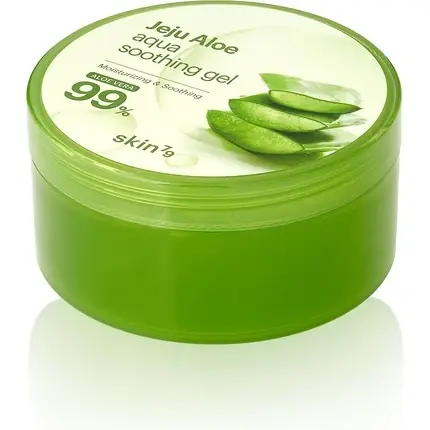 Reducere extra Gel calmant, Skin79 Jeju Aloe, verde, 300g