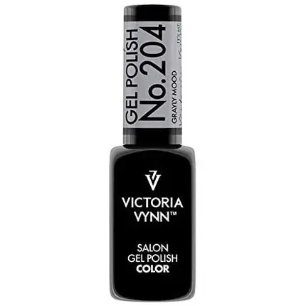 Preferatul clienților Lac gel unghii, Victoria Vynn, No. 204, gri