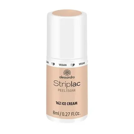 Lac de unghii Alessandro Striplac 162 Ice Cream, portocaliu pastel, 8ml Expediere rapidă