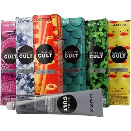 Calitate înaltă Vopsea păr, Matrix, SoColor Cult Demi, verde