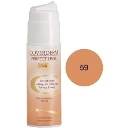 Fond de ten Coverderm Perfect Legs Fluid, nuanța 59, 75ml Plată securizată