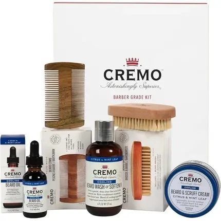 Kit Barbă, Cremo, Barber Grade, maro Promoție