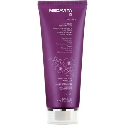 Reducere specială Masca Păr, Medavita Luxviva, Acidifiant, Mov