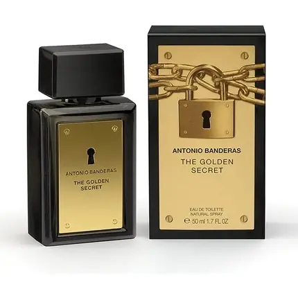 Ofertă de sezon Parfum, Antonio Banderas, The Golden Secret, negru-auriu