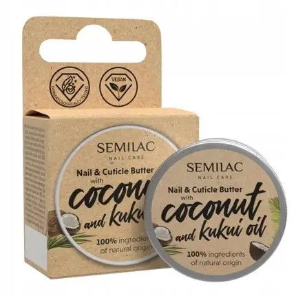 Unt Cuticule, Semilac, cocos, kukui, 12g Reducere