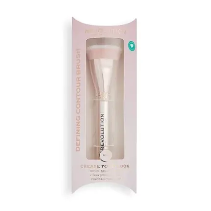 Retur ușor Pensulă Contur, Makeup Revolution, R10, alb