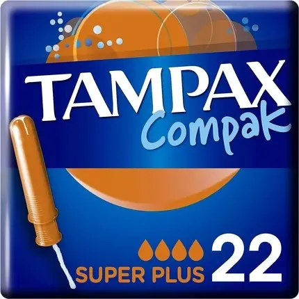 Tampon Tampax Compak Super Plus Portocaliu Comandă acum