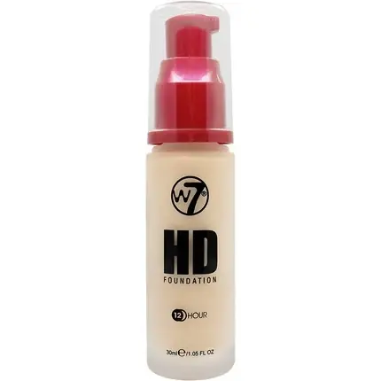 Fond de ten, W7, HD, mat, 30ml, bej Cumpărături sigure