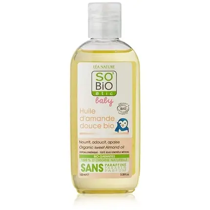Ulei corporal, So‘bio Étic, ulei de migdale dulci, 100ml Ofertă exclusivă