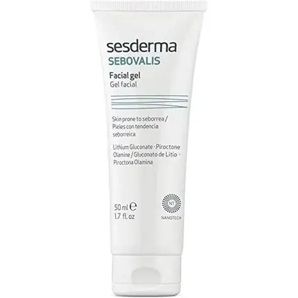 Gel Facial, Sesderma, Sebovalis, 50 ml, alb Promoție