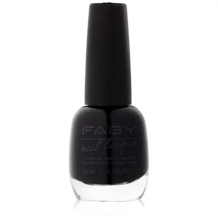 Popular Lac de unghii, Faby, Black, 15ml