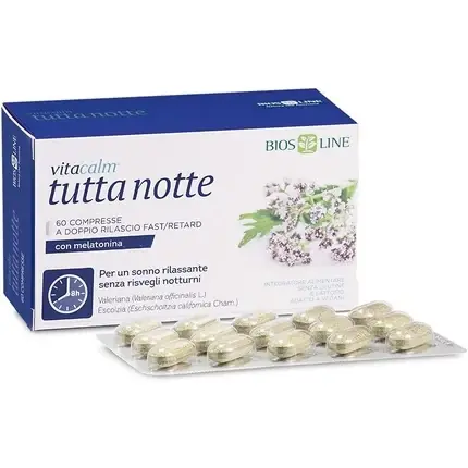Supliment Nutritiv, Bios Line, VitaCalm, Tablete 60 buc, Melatonină Cel mai bun preț