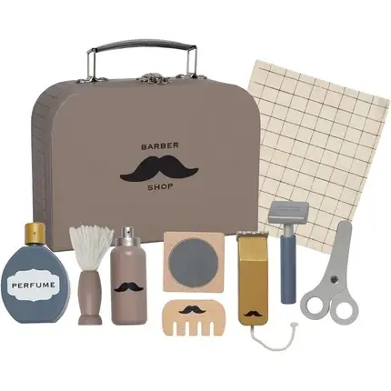 Preferatul clienților Set Frizerie, Jabadabado, W7222, maro