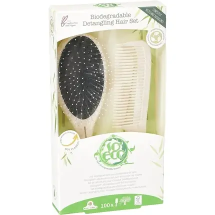 Set Perii Păr So Eco, Biodegradabil, Alb Lichidare de stoc