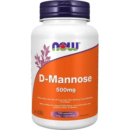 Vezi acum Capsule, Now Foods, D-Mannose 500mg, 120 bucăți