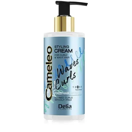 Cremă păr, Cameleo, Waves Curls, albastru, 150ml Cel mai bun preț