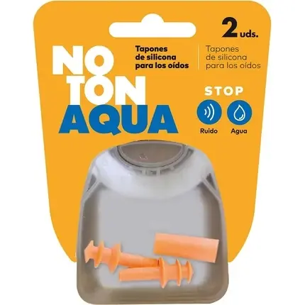 Dopuri de Urechi, No Ton, Aqua, silicon, portocaliu Reducere extra
