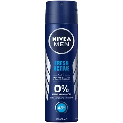 Reducere de preț Deodorant, Nivea, Fresh Active, albastru, 150ml