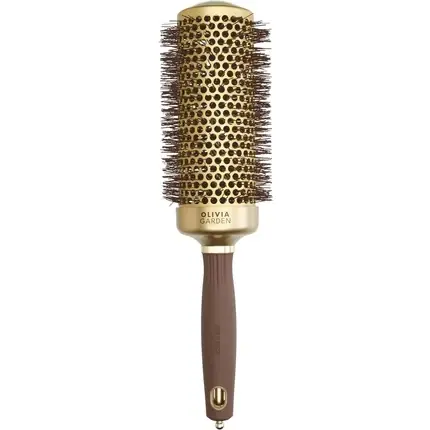Expediere rapidă Perie Rotundă Olivia Garden, Gold, Brown