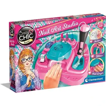 Set Manichiură, Clementoni, Nail Art Studio, roz Cumpără online