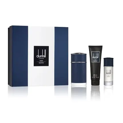 Set cadou parfum, Dunhill, Icon Racing Blue, albastru Expediere rapidă