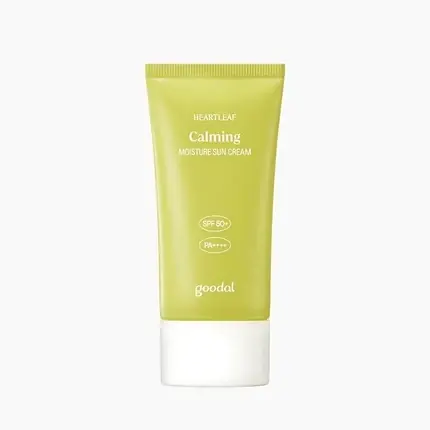 Reducere extra Cremă solară, Goodal Heartleaf Calming SPF50+, 50ml, verde