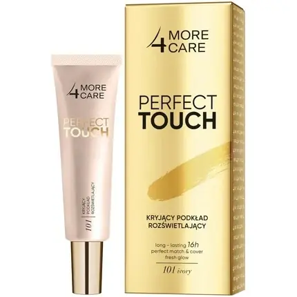 Reducere de preț Fond de ten More4Care Perfect Touch, Ivory, 101