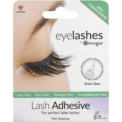 Bestseller Adeziv Gene, Invogue, uscare transparentă, 7ml