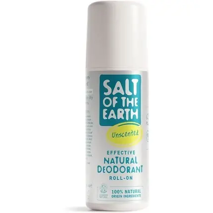 Deodorant roll-on, Salt Of The Earth, unscented, natural, 75ml Lichidare de stoc