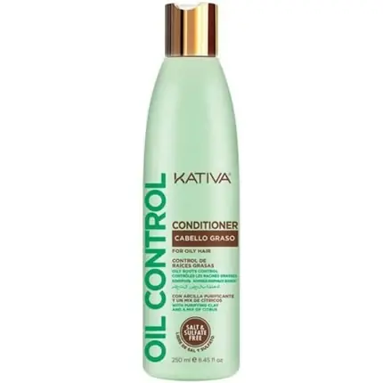 Balsam Kativa Oil Control par gras, 250ml, verde Livrare rapidă