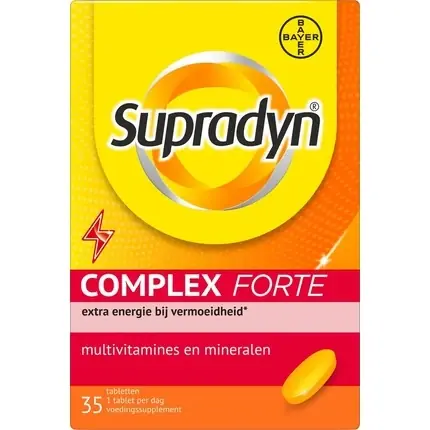 Multivitamine Supradyn Complex Forte, galben, 35 tablete Cumpărături sigure