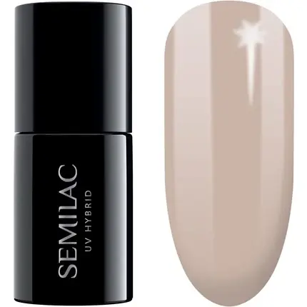 Disponibil imediat Lac de unghii UV, Semilac, 370 Sandy Beige, 7ml