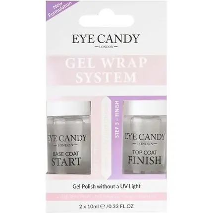 Set oje gel, Eye Candy, Gel Wrap System, 2 x 10ml Reducere specială