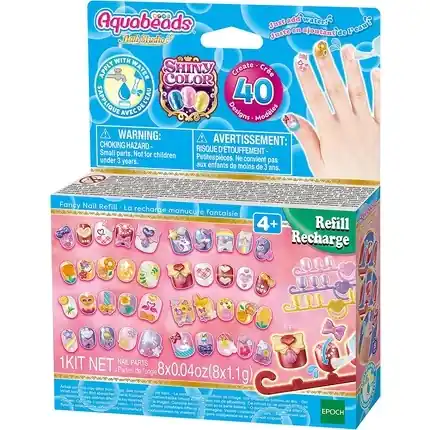 Vezi acum Kit nail art, AquaBeads, model rezerve, roz-galben