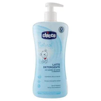 Lapte Demachiant Chicco Natural Sensation 500ml Albastru Reducere specială