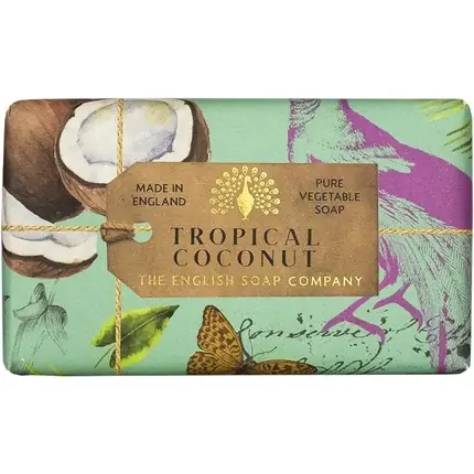 Săpun Solid, The English Soap Company, Tropical Coconut, Verde Popular
