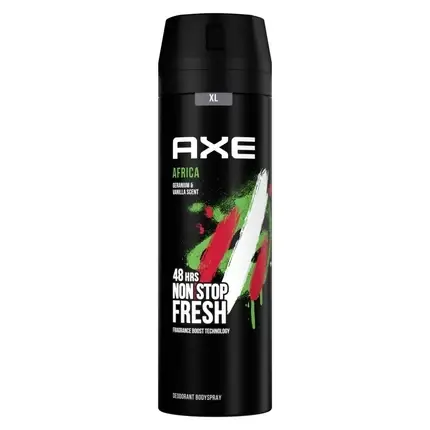 Deodorant Spray, Axe, Africa, negru, 200ml Reducere specială