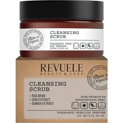 Exfoliant Față, Revuele, Scrub Curățare, vegan, organic Ofertă exclusivă