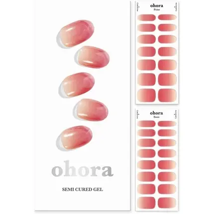 Preferatul clienților Set Gel unghii, Ohora, Basic, roz degrade