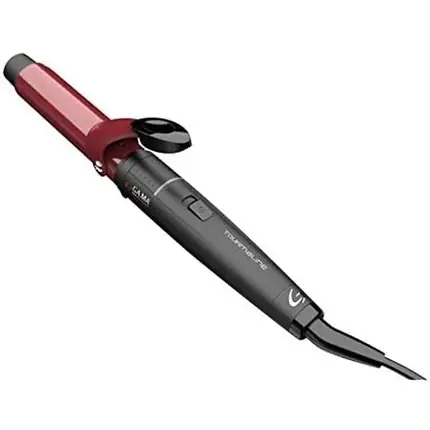 Ondulator Ga.Ma Tor, 33mm, negru/roșu Retur ușor