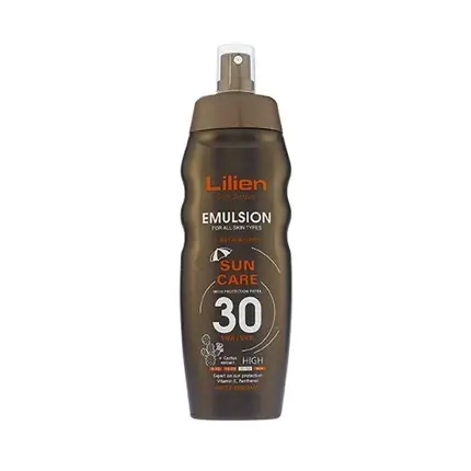 Emulsie spray, Lilien, SPF 30, 200ml, negru Preț redus