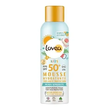 Reduceri Spumă protecție solară, Lovea, copii, SPF 50+, caise
