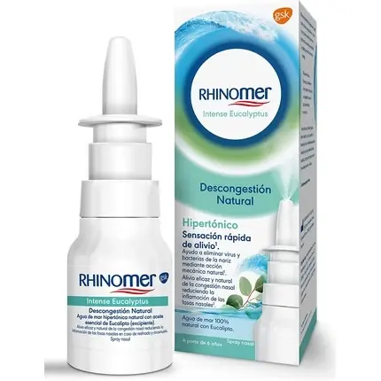 Retur ușor Spray Nazal Rhinomer, Eucalipt, 20g