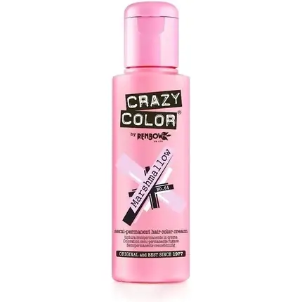 Vopsea de păr, Crazy Color, Marshmallow, roz, 100ml Livrare expres