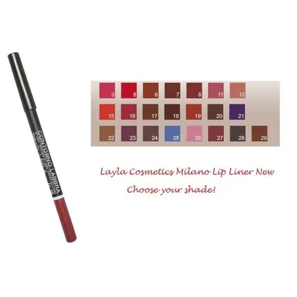 Creion Contur Buze, Layla Cosmetics Milano, diverse culori, 11g Preferatul clienților